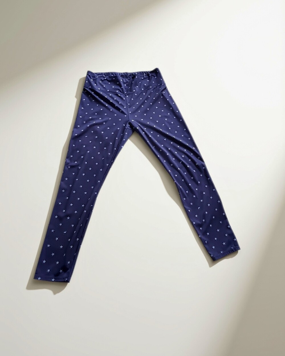 Fabletics Navy Blue Star Print High Waisted Leggings Women’s Activewear Size XXL